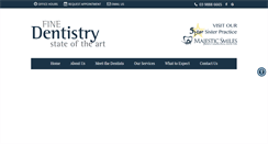 Desktop Screenshot of finedentistry.com.au